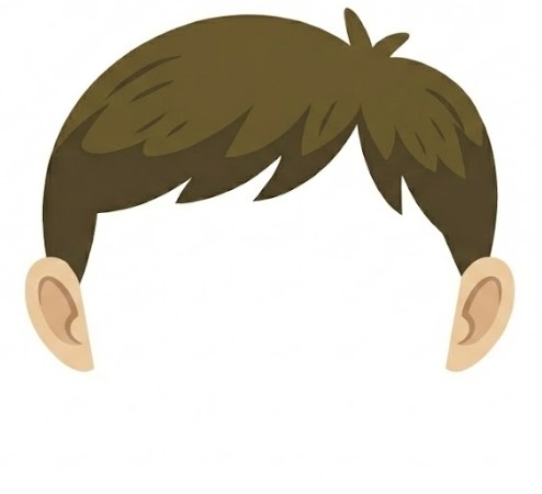 Área para montar o rosto