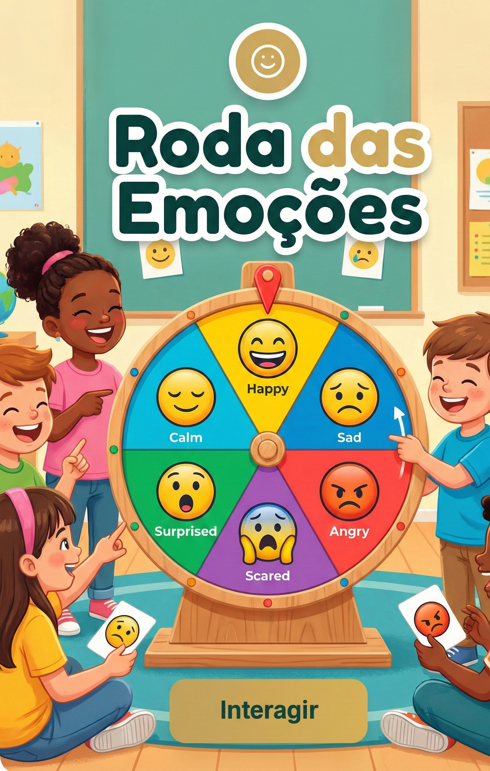 Desenhos de emojis com diferentes expressões faciais.